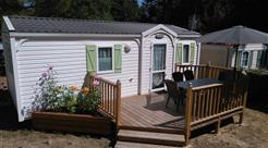 camping les ombrages, chaque terrasse est unique